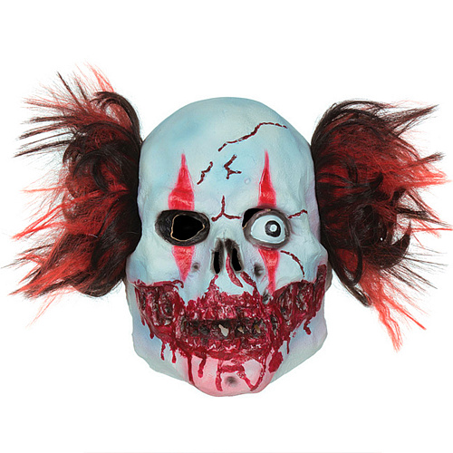 Латексная маска Зомби клоуна 